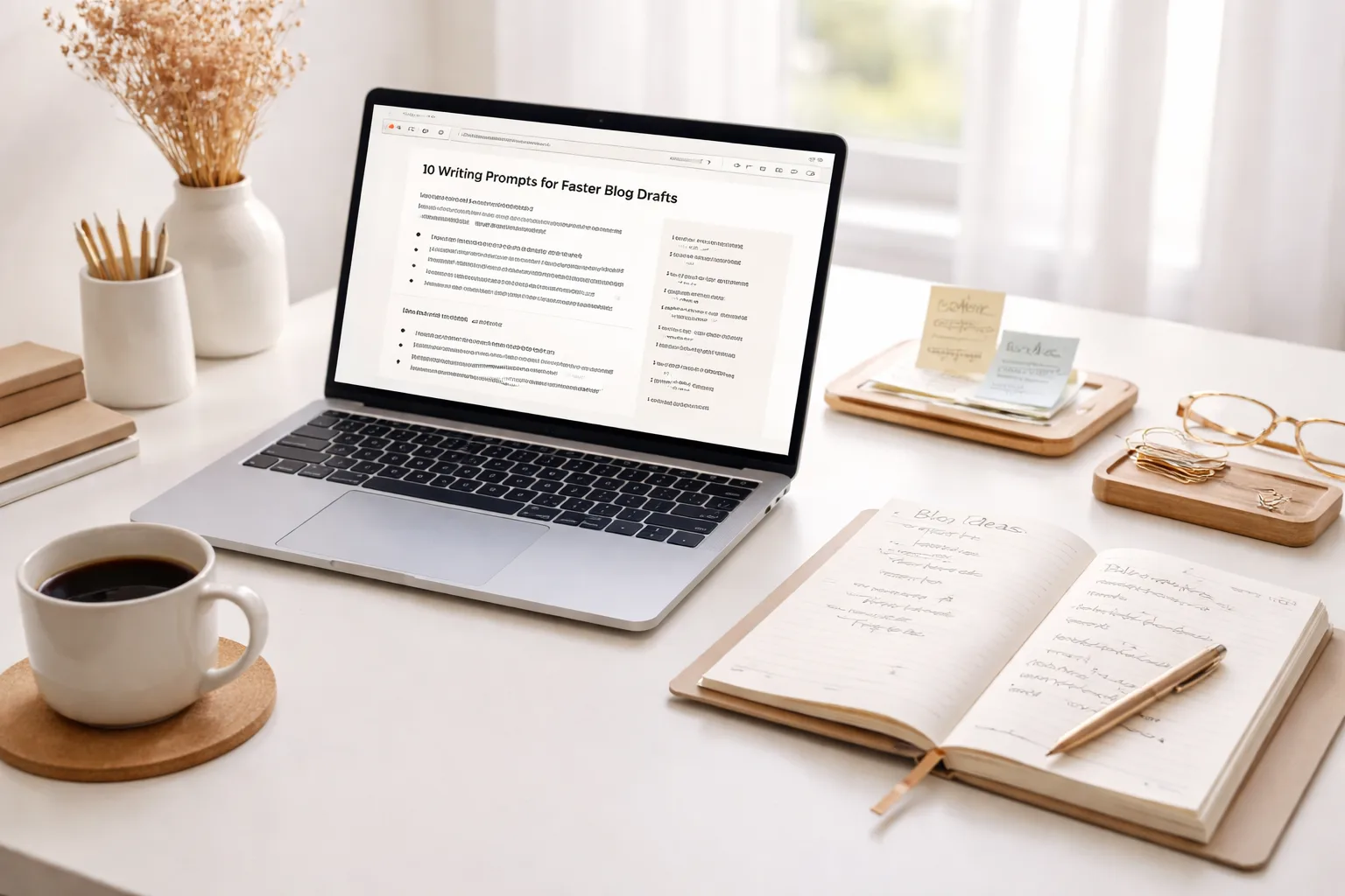 10 Writing Prompts for Faster Blog Drafts