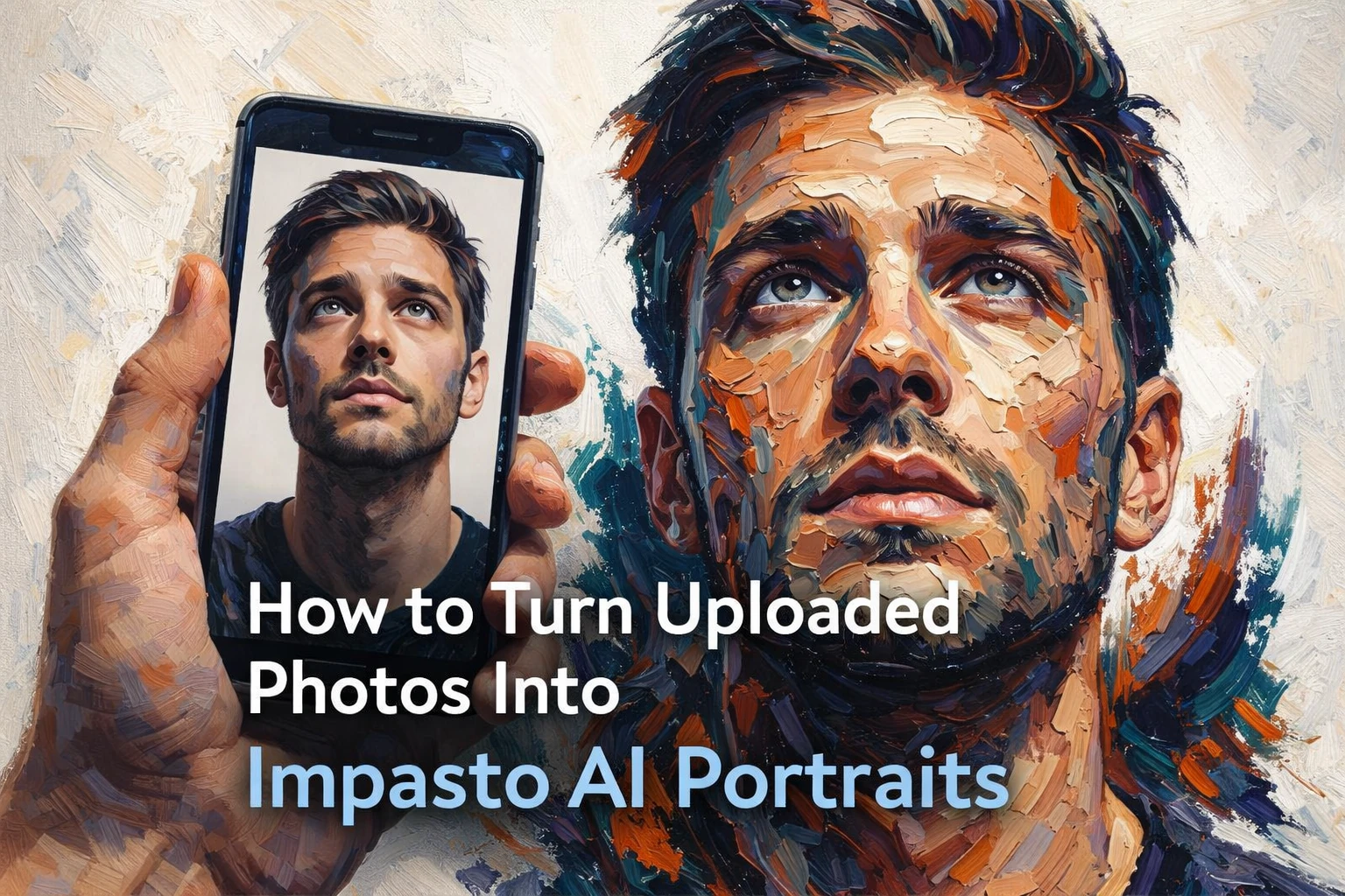 How to Turn Uploaded Photos Into Stunning Impasto AI Portraits